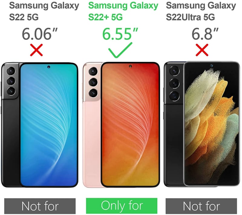 Transparant TPU Telefoonhoesje Met Pasjesvakje Voor Galaxy S22 Plus