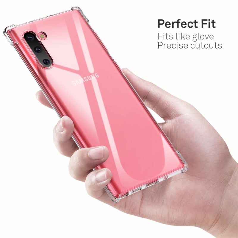 Transparant TPU telefoonhoesje met Air Cushion bumpers