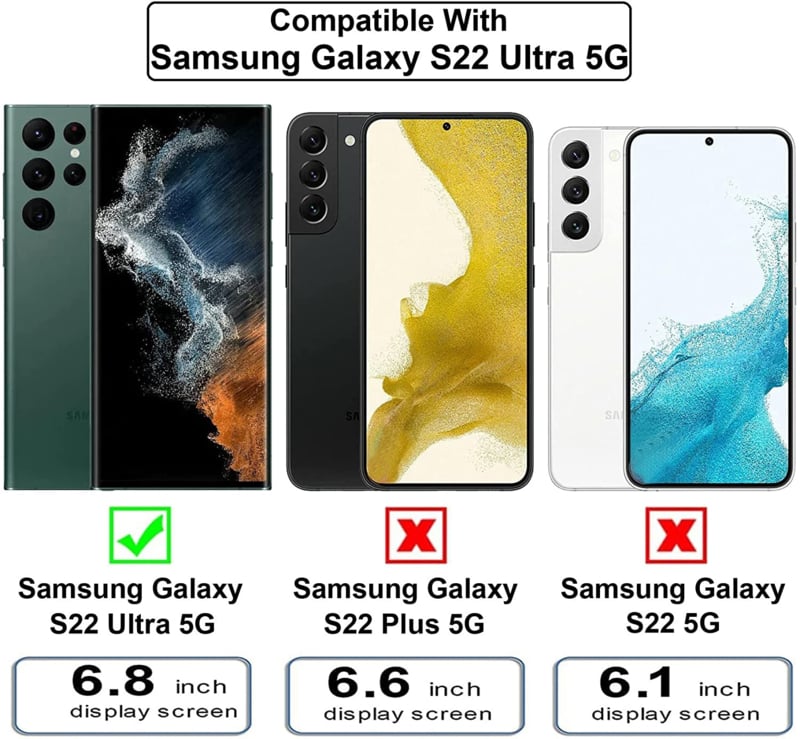 Transparant TPU Hoesje met Air Cushion voor Galaxy S22 Ultra