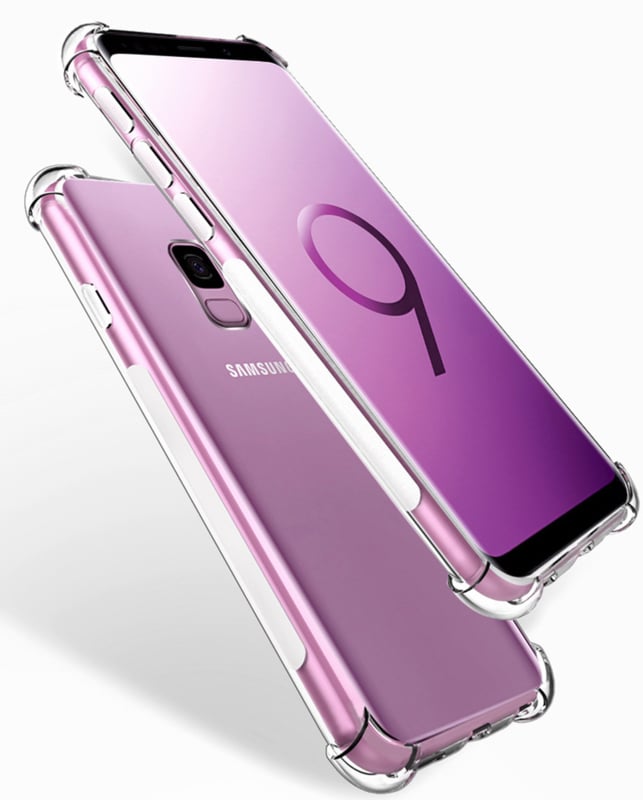 Transparant TPU hoesje voor Galaxy S9 met hoekbescherming