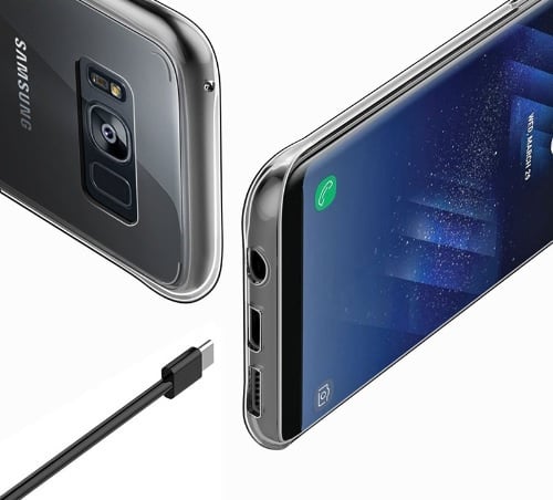 Transparant TPU Telefoonhoesje voor Samsung Galaxy S8 Plus