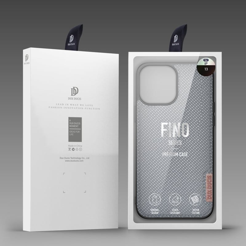 Dux Ducis Fino hybride backcover voor iPhone 13 Mini met geweven nylon