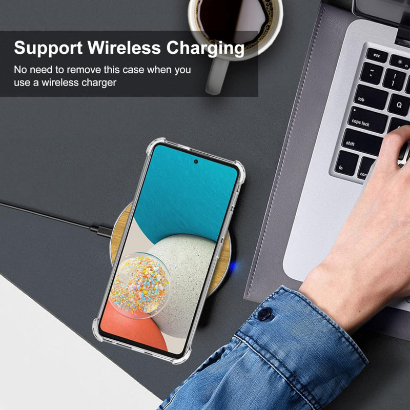 Transparant TPU Hoesje met Air Cushion Schokbescherming voor Galaxy A53 5G