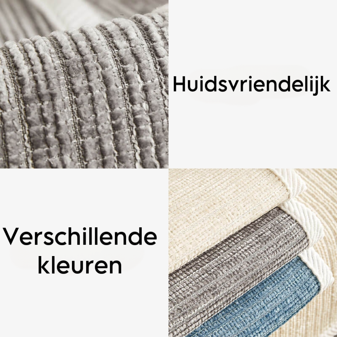 Luxe jacquard chenille bankhoes met antislip