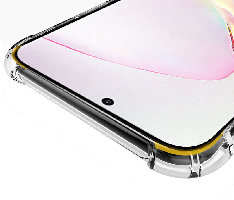 Transparant TPU telefoonhoesje met pasjesvakje voor Galaxy Note 10