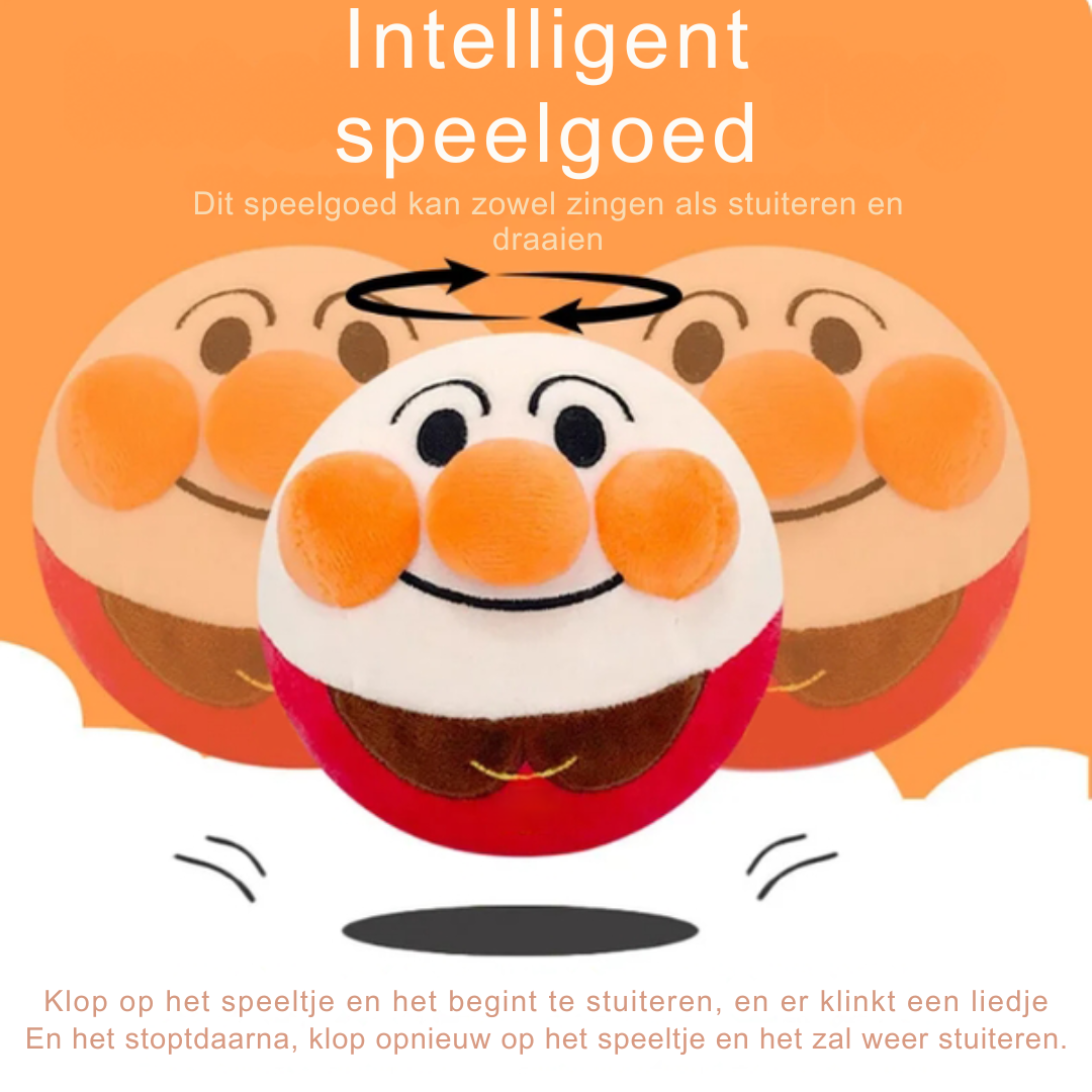 Interactieve hondenspeelbal met automatische beweging en geluidseffecten
