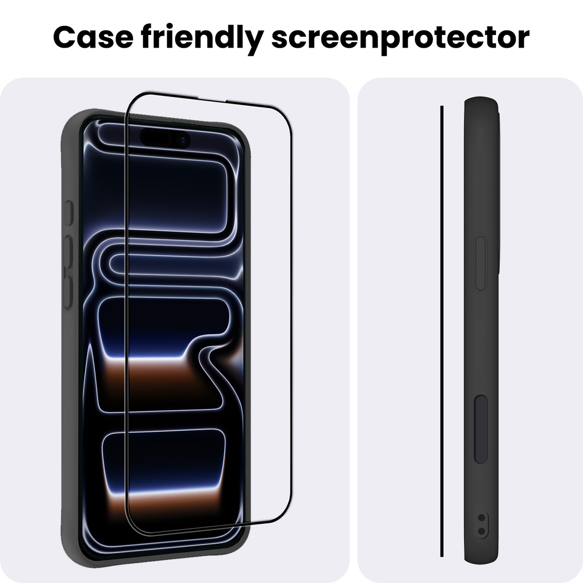Gehard glazen screenprotector met installatieframe voor iPhone 17 Pro Max