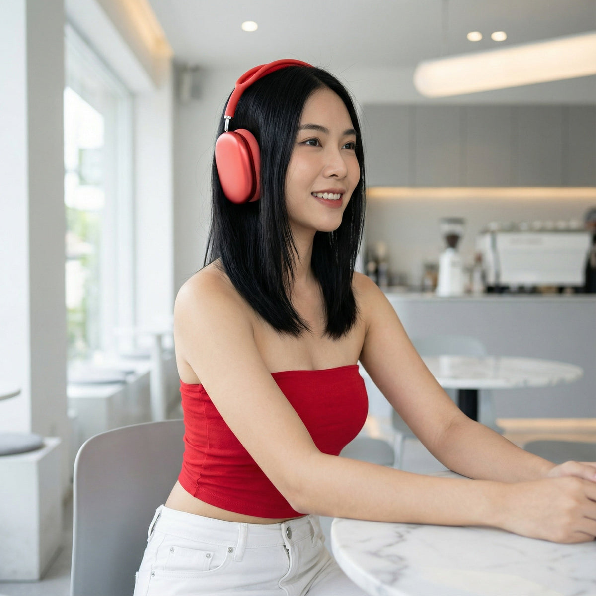 Draadloze over-ear bluetooth koptelefoon met actieve ruisonderdrukking