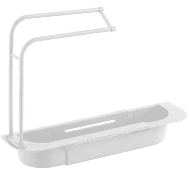 Verstelbare gootsteen organizer voor de spoelbak
