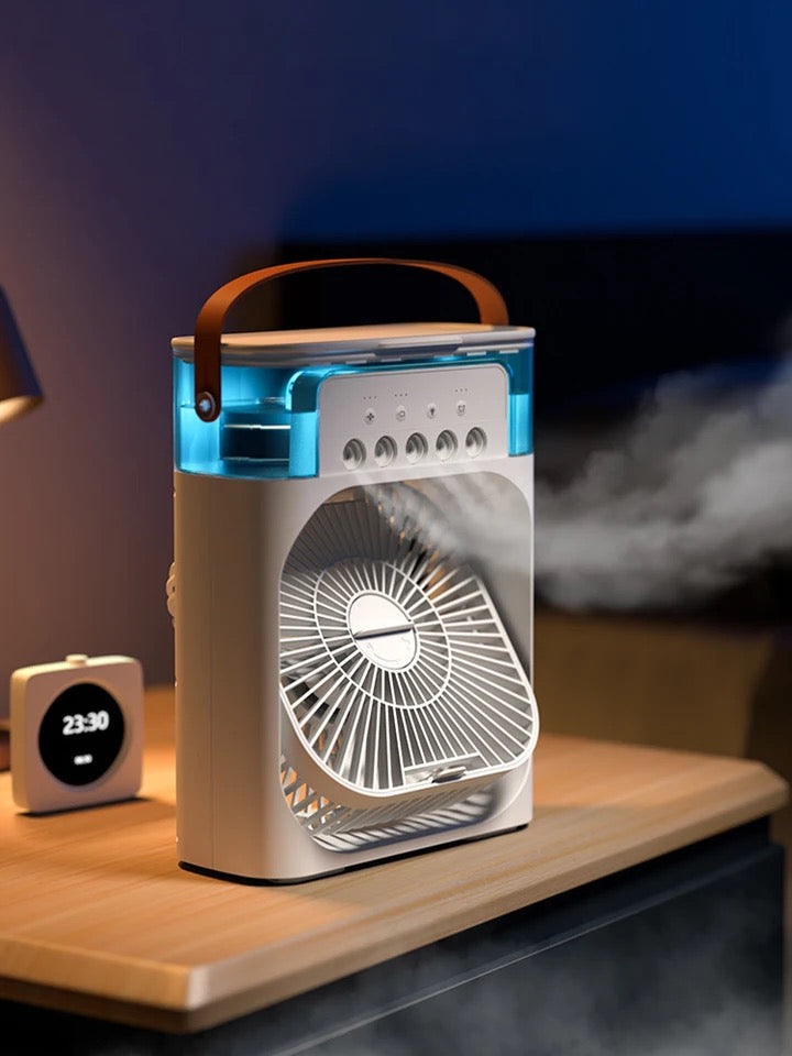 Draagbare mini airconditioner met oplaadbare batterij