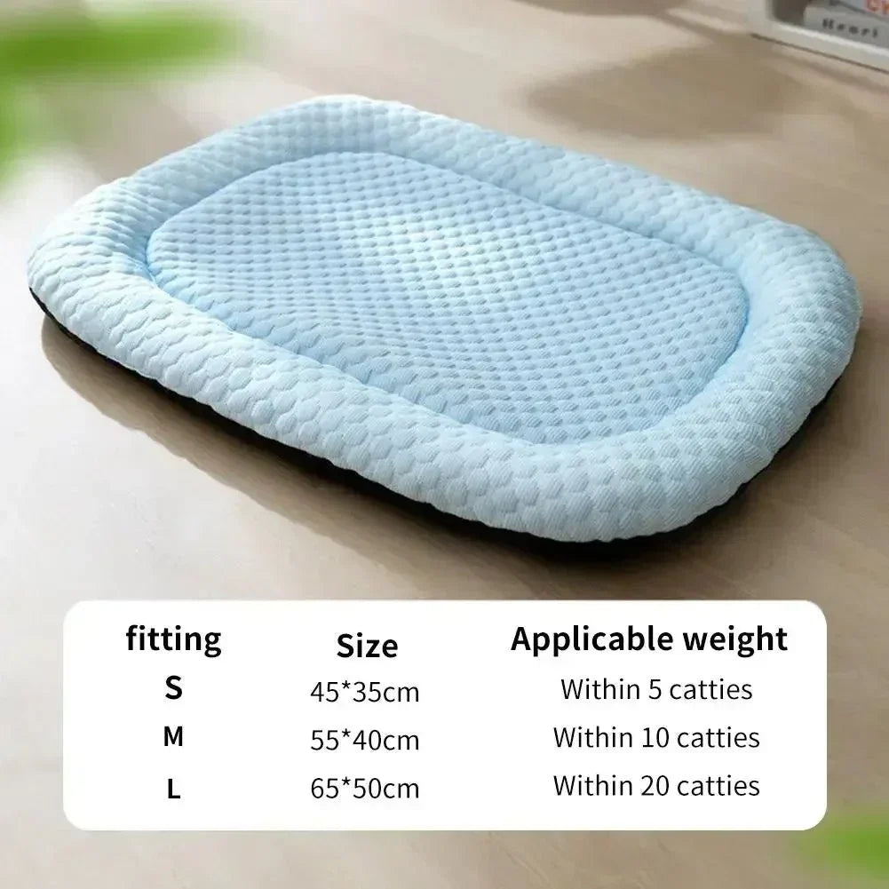 Ovaal hondenbed met zachte opstaande rand