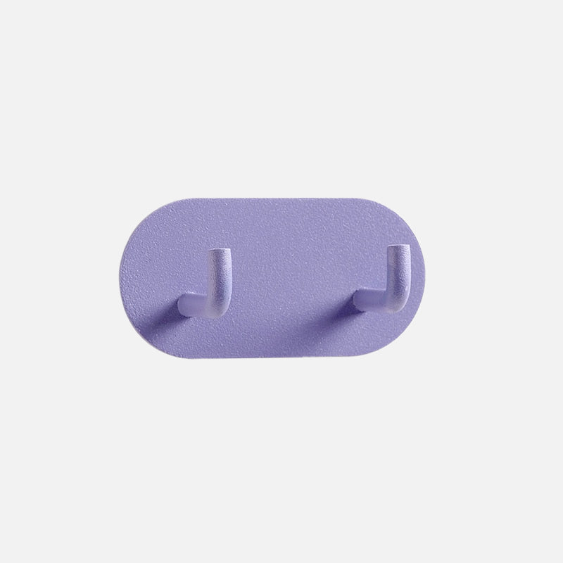 Zintra wandhaak van smeedijzer met 3M-plakstrip