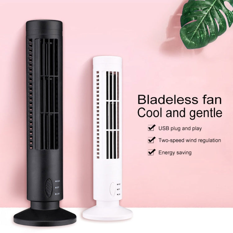 Bladloze USB torenventilator met 2 snelheden
