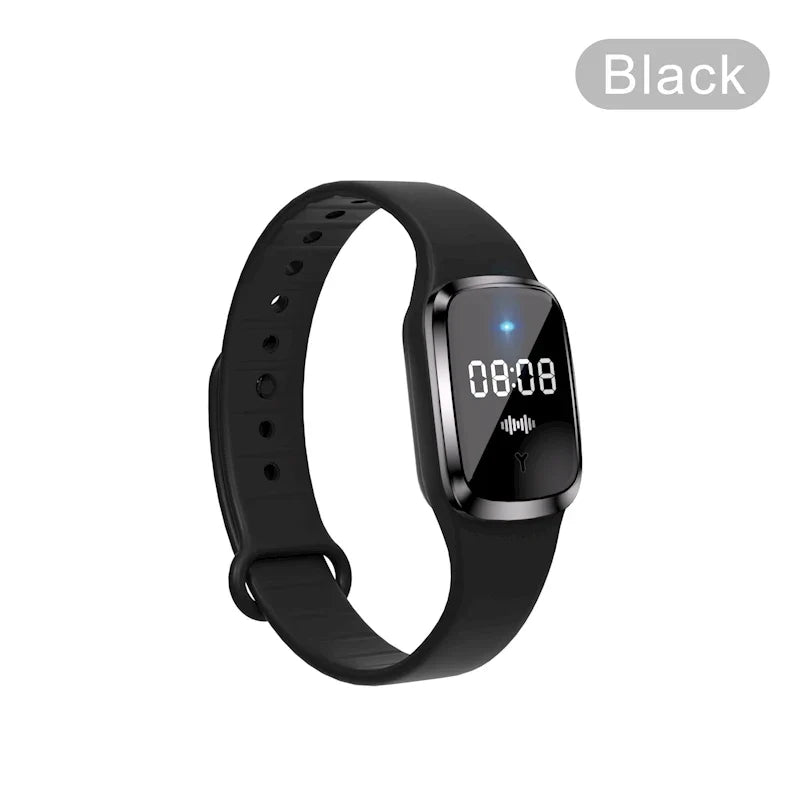 Oplaadbare anti-muggen armband met verstelbare siliconen band