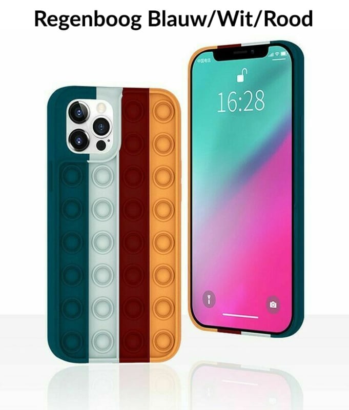 Siliconen Pop It Telefoonhoesje voor iPhone 7 Plus / 8 Plus