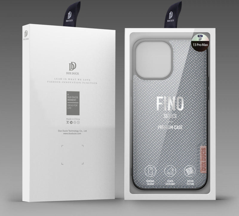 Hybride telefoonhoesje voor iPhone 13 Pro Max van nylon