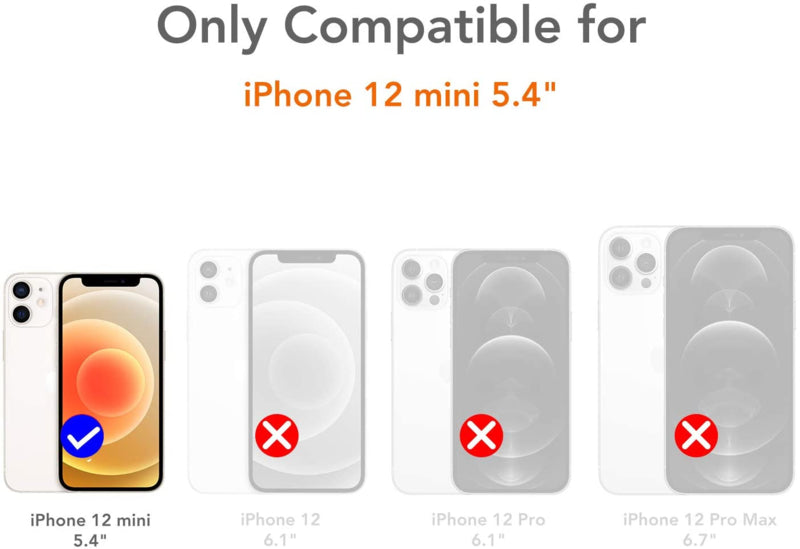 Slide armor hoesje voor iPhone 12 Mini met pashouder