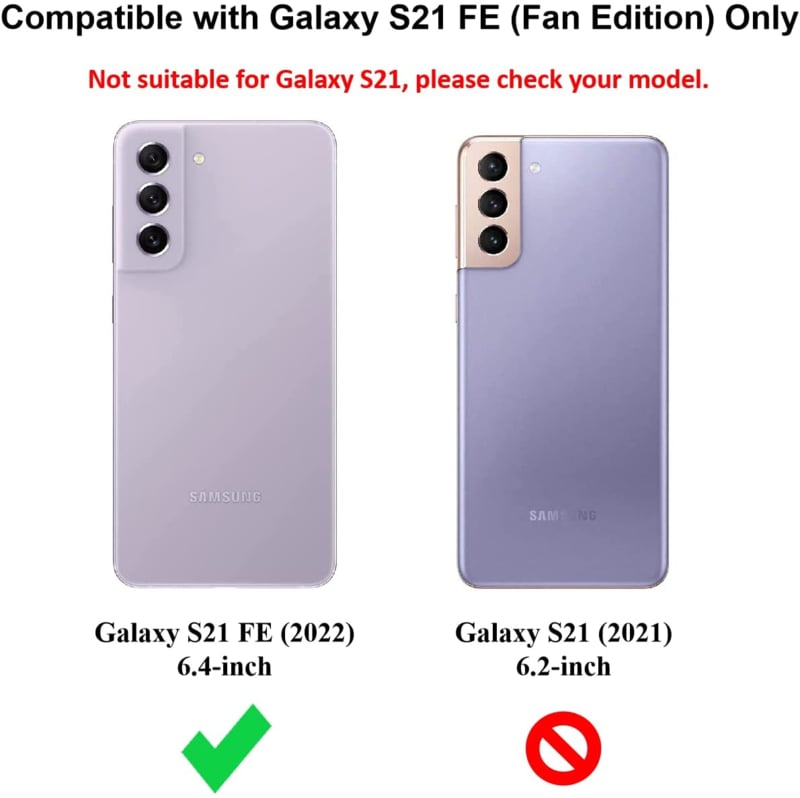 Transparant TPU telefoonhoesje met Air Cushion voor Galaxy S21 FE