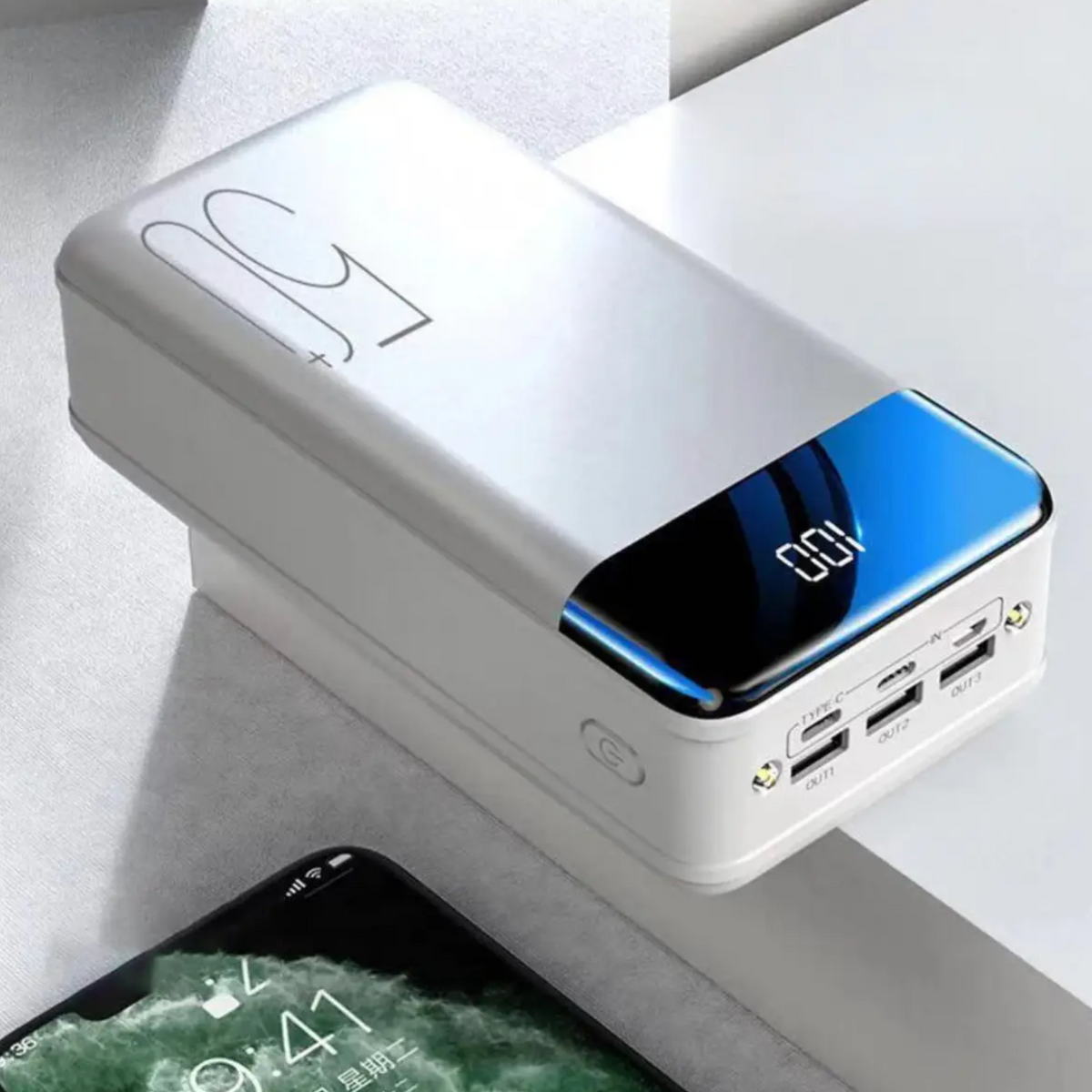 Energix Powerbank van 50.000 mAh met Snelladen