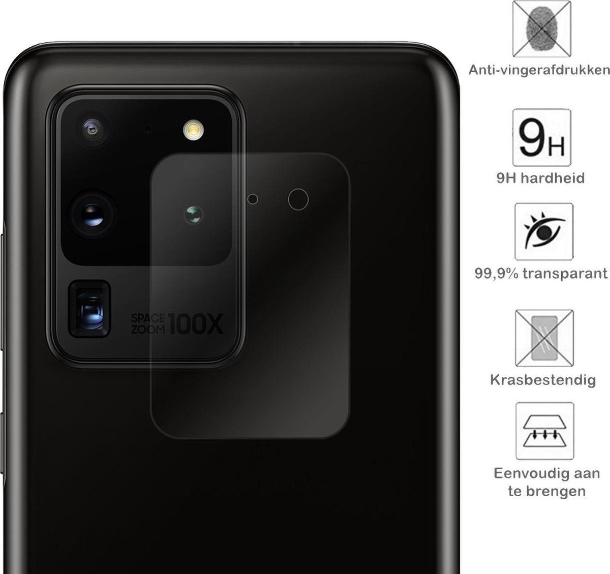 Camera Screenprotector van Gehard Glas voor Samsung S20 Ultra