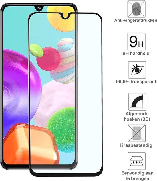 Screenprotector van gehard glas voor Samsung Galaxy A41