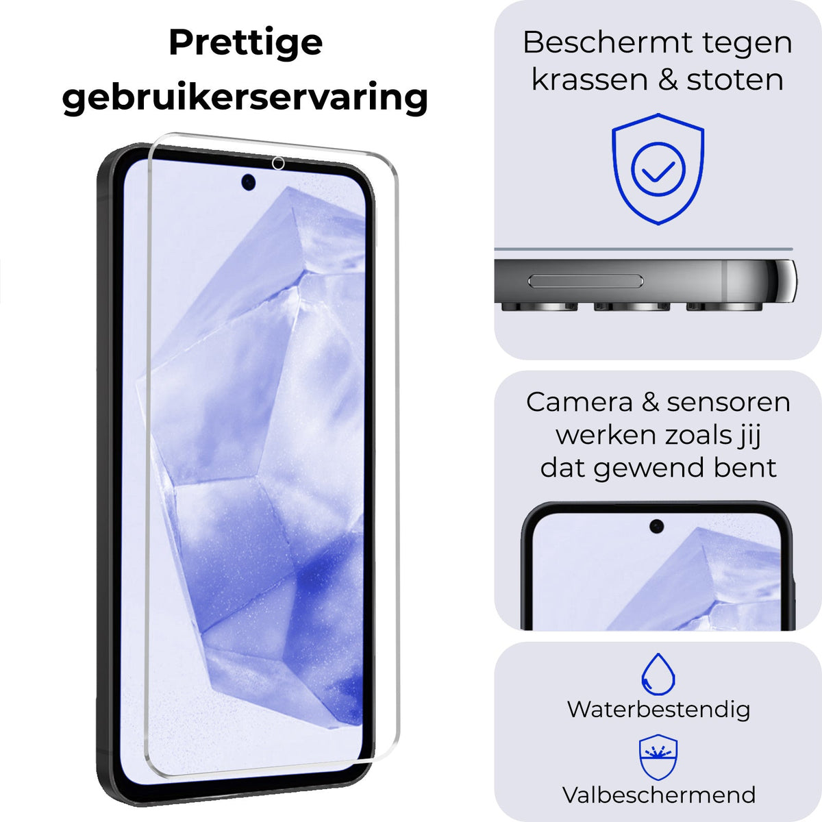 Gehard glazen screenprotector voor Samsung Galaxy A35