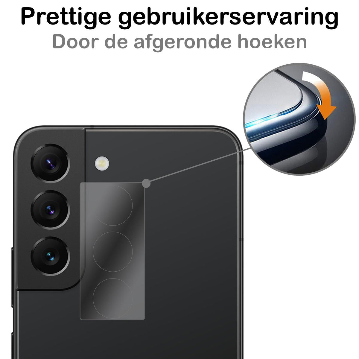 Glazen camera screenprotector met krasbescherming