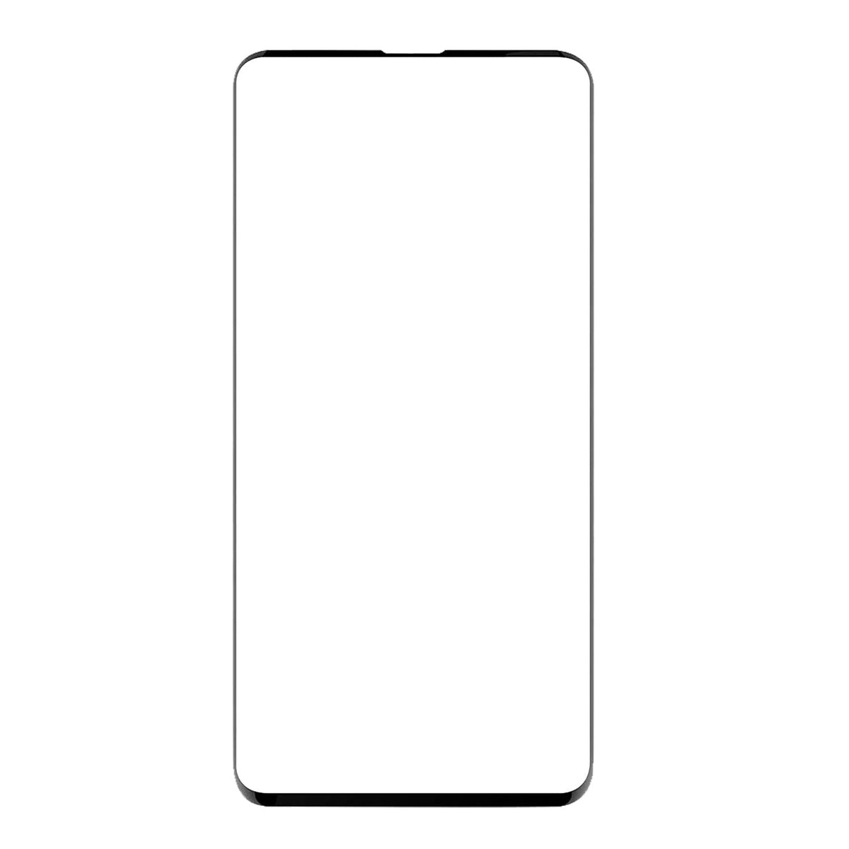 Screenprotector van gehard glas met zwarte randen