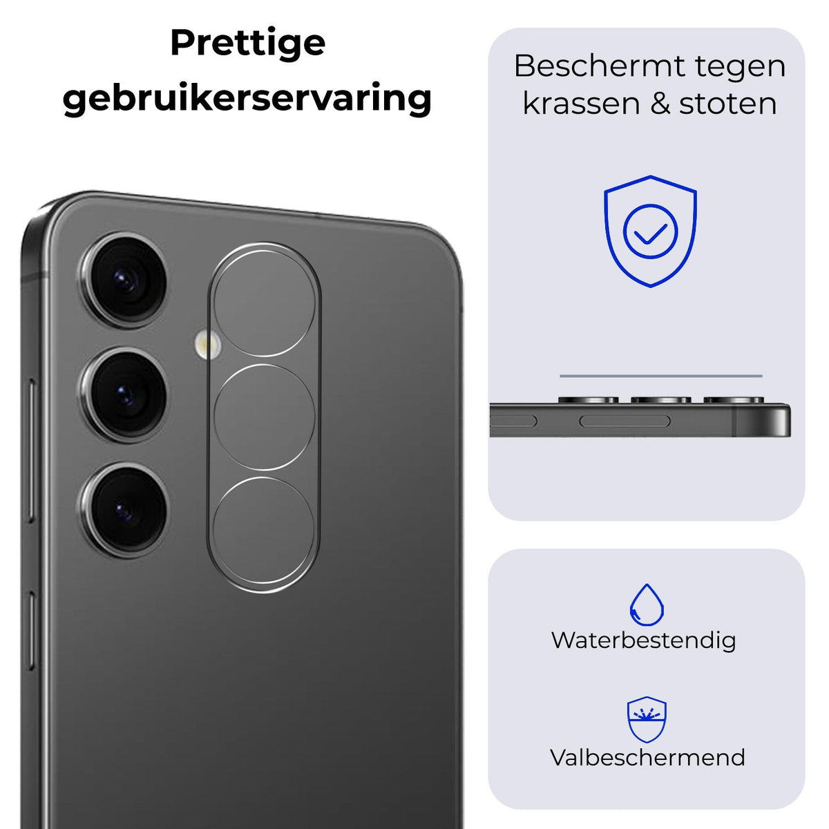 Gehard glazen camera screenprotector voor Samsung S24 Plus