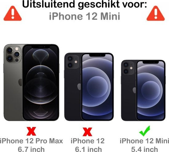 Screenprotector van gehard glas voor iPhone 12 Mini