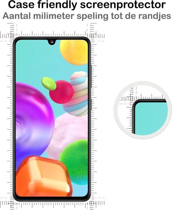 Gehard glazen screenprotector met antikraslaag voor Samsung A41