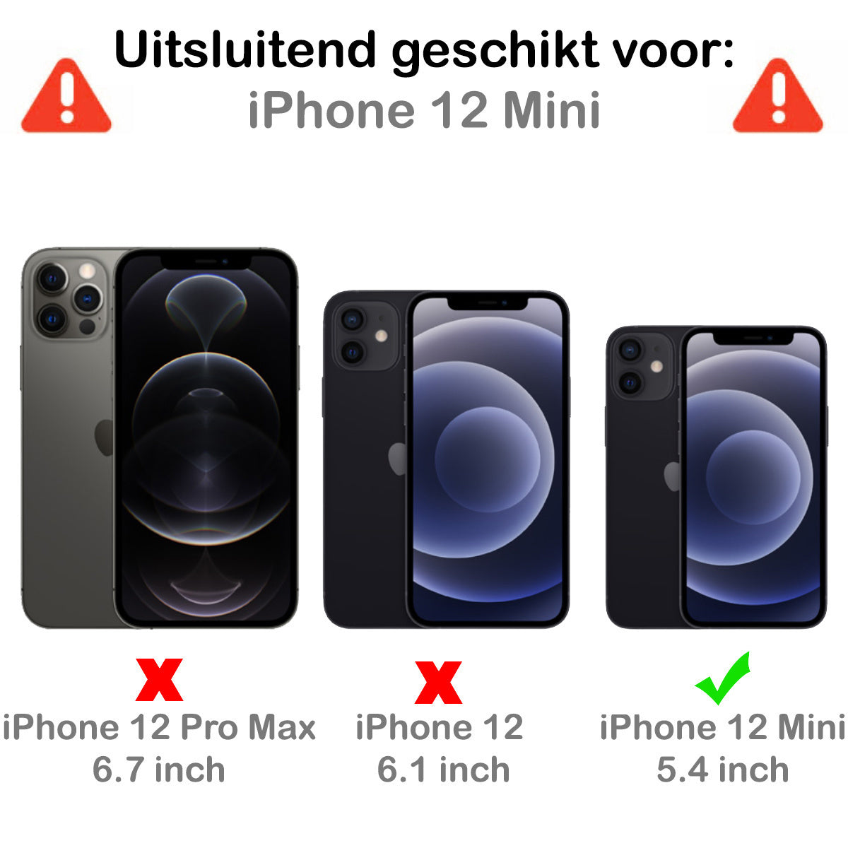 Gehard glazen camera screenprotector voor iPhone 12 Mini
