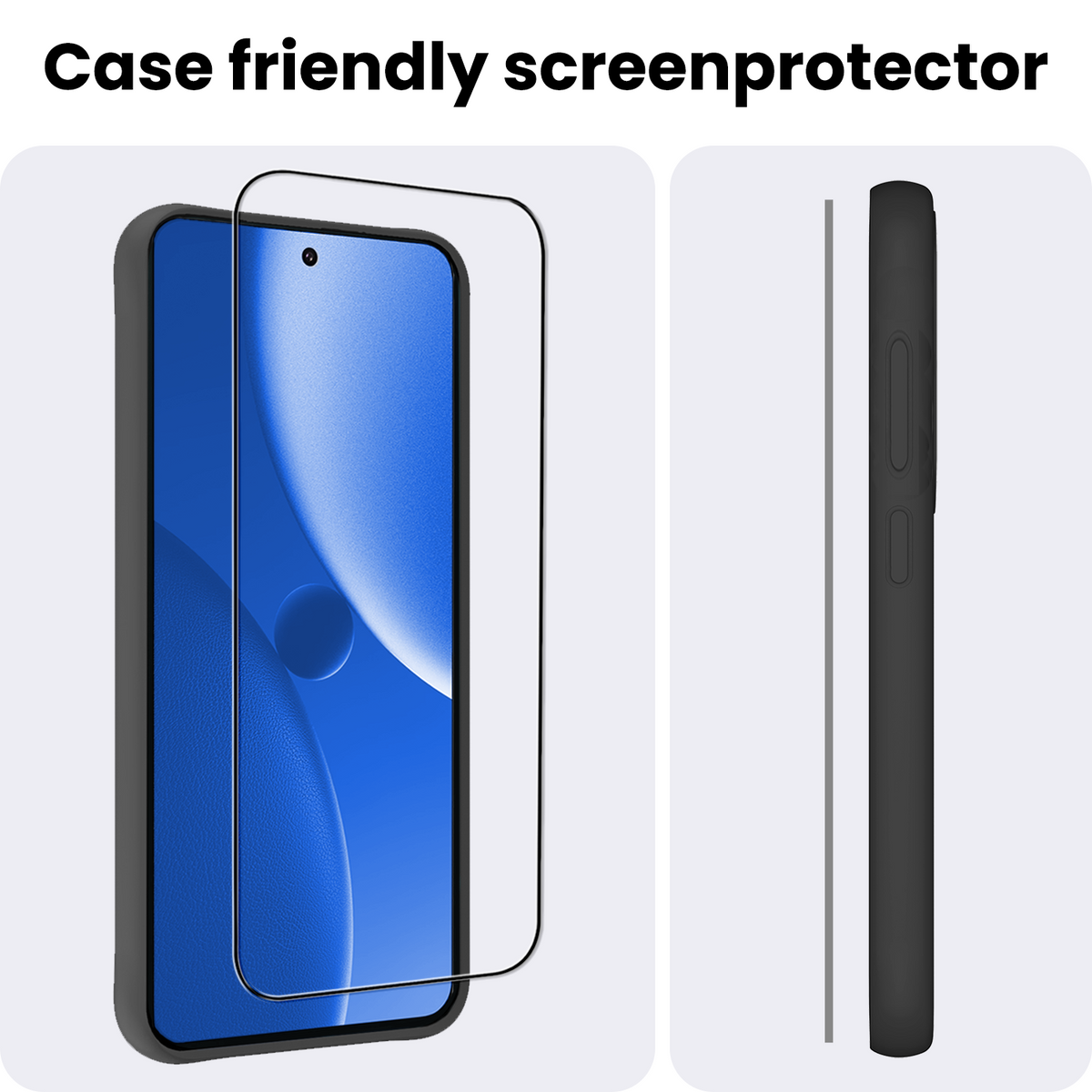 Gehard glas screenprotector voor Xiaomi 15 Ultra met zwarte randen
