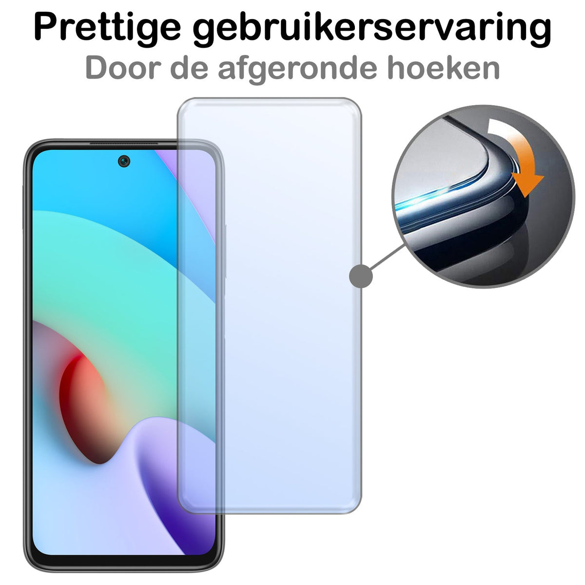 Gehard glazen screenprotector voor Xiaomi Redmi 10 2022