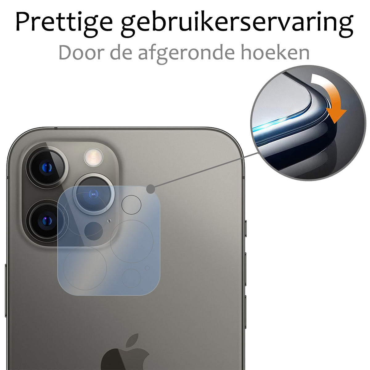 Camera screenprotector van gehard glas voor iPhone 15 Pro Max