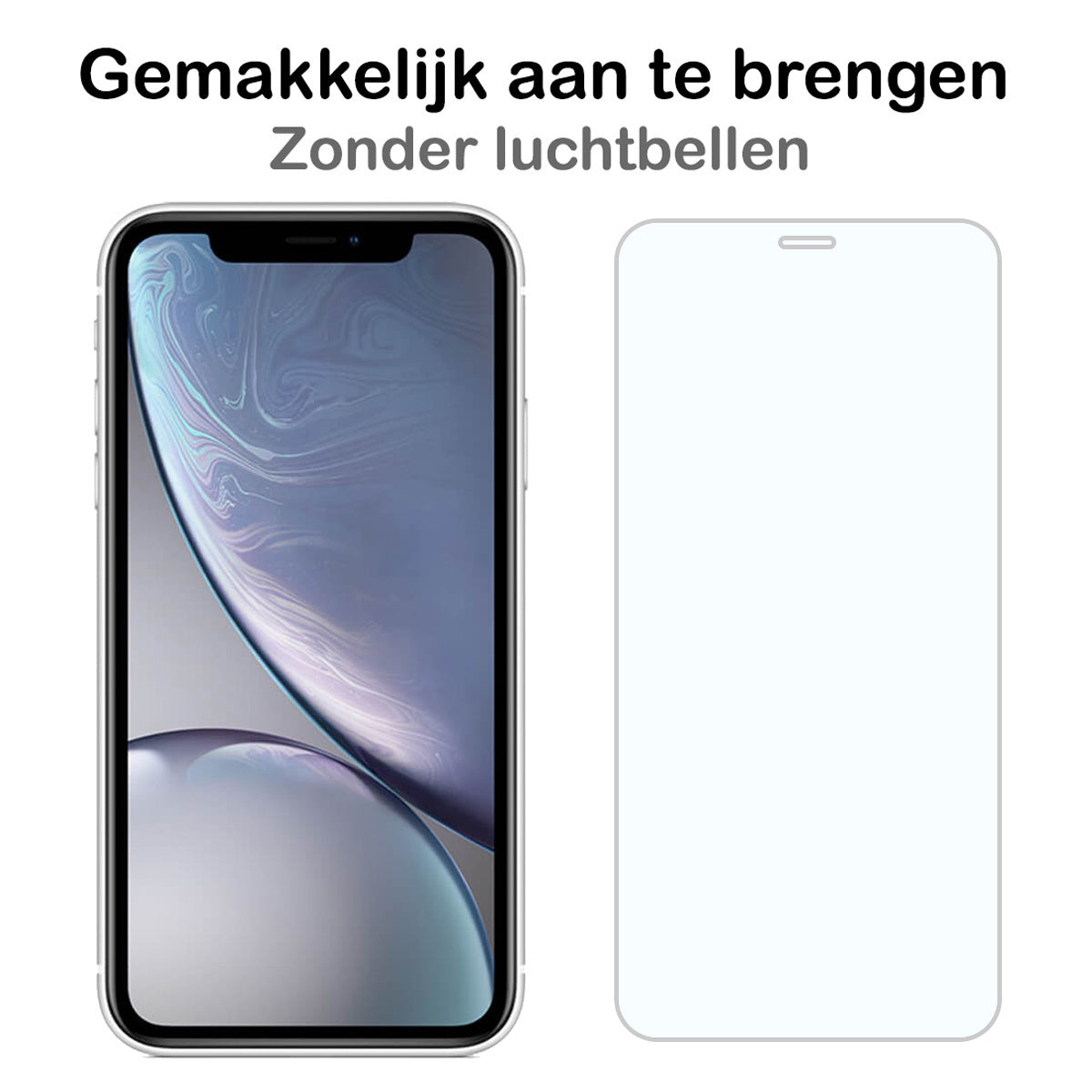 Screenprotector van gehard glas met volledige schermdekking voor iPhone Xs