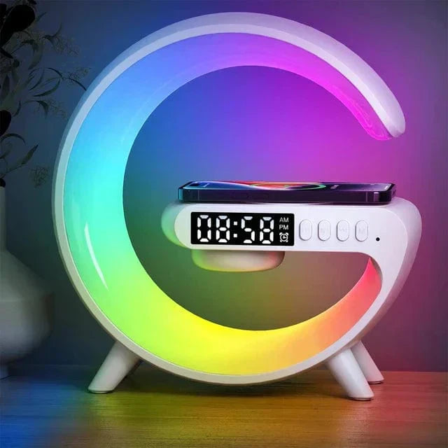 Wake-up light wekkerlamp met draadloos opladen