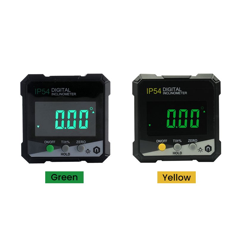 Mini digitale lcd hoekmeter met magnetische basis