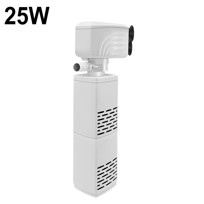 3-in-1 Aquariumfilter met Zuurstoftoevoer en Waterpomp