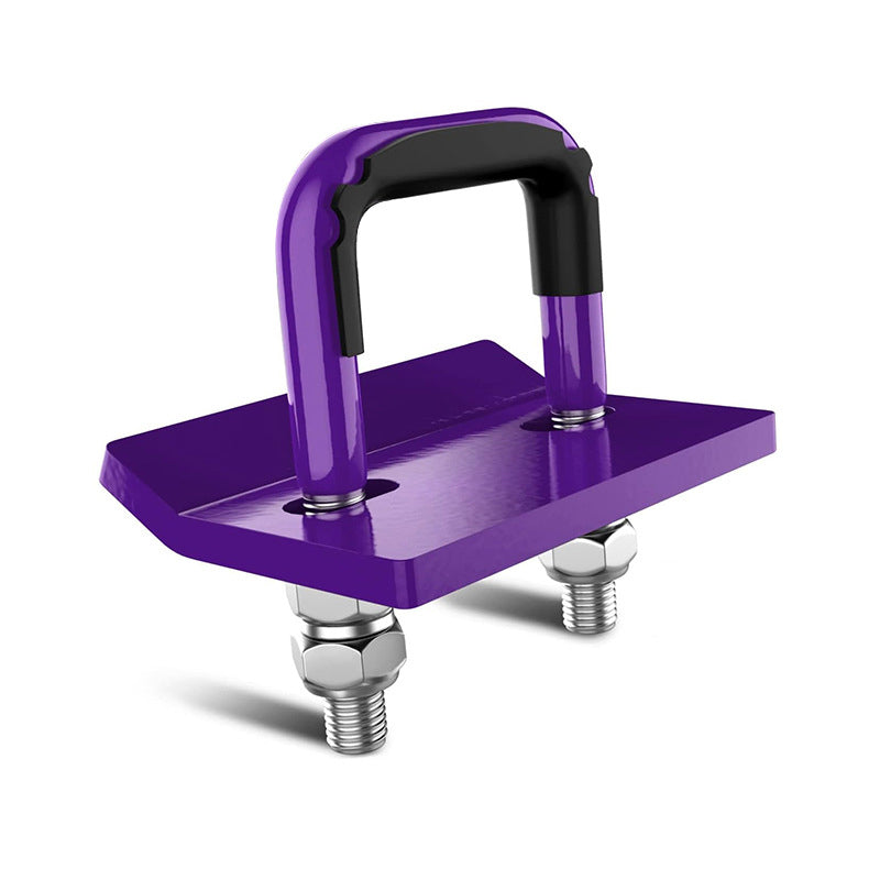 Robuuste anti-rammelklem voor trekhaak met rubberen coating