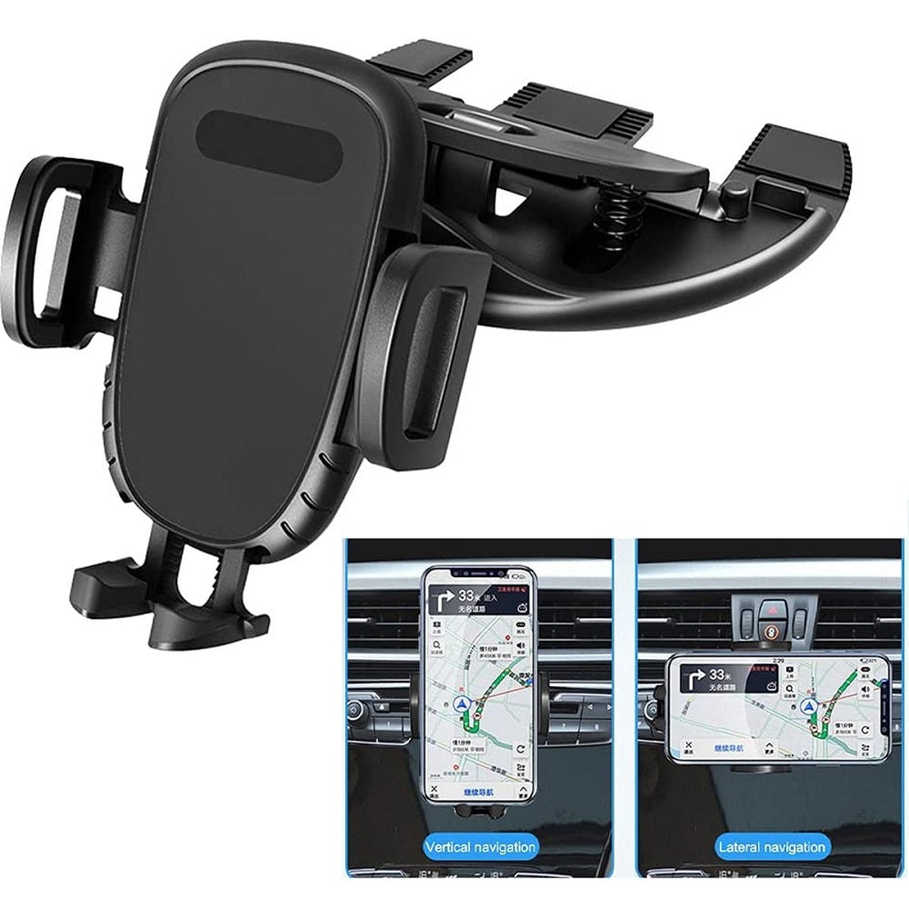 LuxeBass auto telefoonhouder voor CD-speler met klem LB524