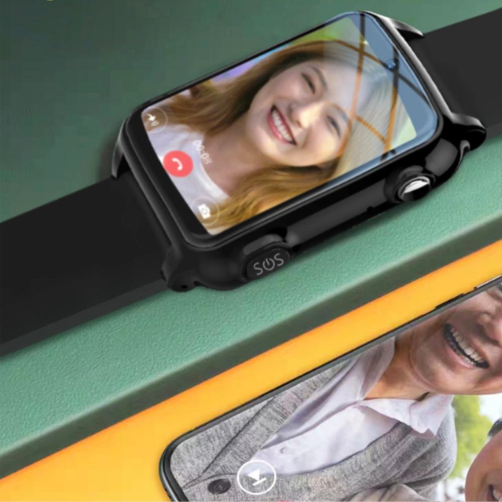 Senioren smartwatch met GPS en valdetectie