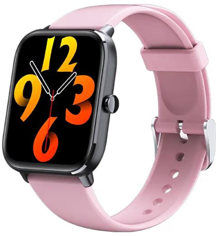 Unisex smartwatch met 1,69 inch beeldscherm en 24 sportmodi