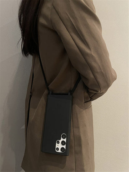 Galaxy Note 10 Plus Crossbody TPU hoesje met koord