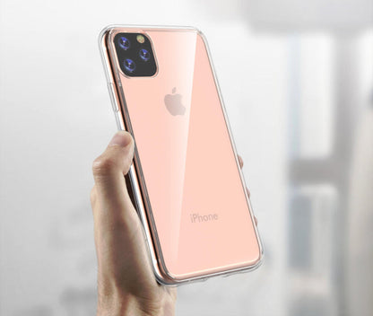 Transparant hybride telefoonhoesje met bumper voor iPhone 11 Pro
