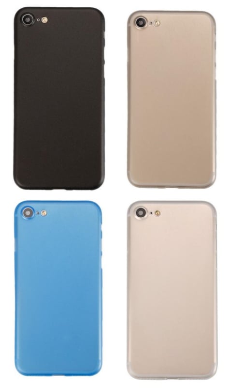Mat telefoonhoesje van zacht plastic voor iPhone 7 Plus / 8 Plus