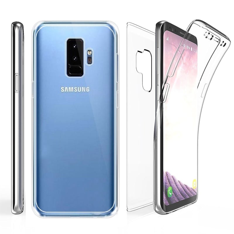 Transparant TPU hoesje met 360 graden bescherming voor Galaxy S9 Plus
