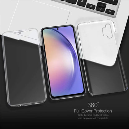 Transparant hybride telefoonhoesje met 360 graden bescherming