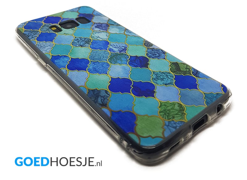 TPU hoesje voor Samsung Galaxy S8 Plus met marmerprint