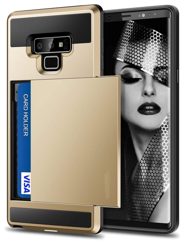 Slide Armor Telefoonhoesje met Pashouder voor Samsung Galaxy Note 9